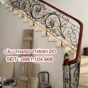 Cầu thang sắt nghệ thuật