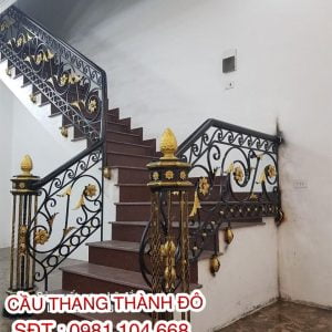 Cầu thang sắt nghệ thuật