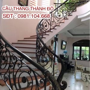 Cầu thang sắt nghệ thuật