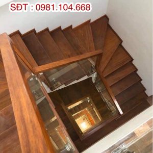 Cầu Thang Kính Tay Vịn Gỗ, Cầu Thang Lan Can Kính Đẹp Hiện Đại, Thi Công Cầu Thang Kính Tay Vịn Gỗ, Tay Vịn Inox Chuyên Nghiệp năm 2020