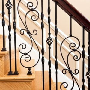 Cầu thang sắt nghệ thuật nhập khẩu