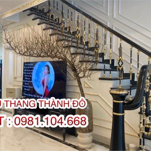 cầu thang sắt nghệ thuật đẹp tại Hà Nội
