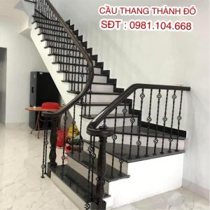 cầu thang sắt nghệ thuật, lan can cầu thang sắt tại Hải Phòng