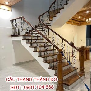 cầu thang sắt nghệ thuật