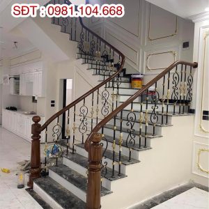 cầu thang sắt nghệ thuật