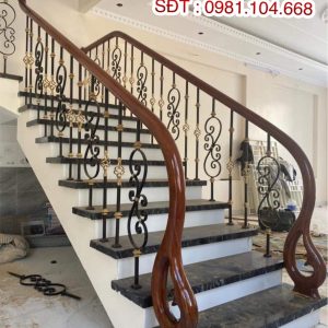 cầu thang sắt nghệ thuật tại hà nội